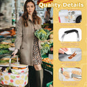 Tirrinia Insulated Picnic Basket with Pattern