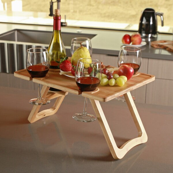 Tirrinia Folding Wooden Picnic Table for Outdoor product image 14