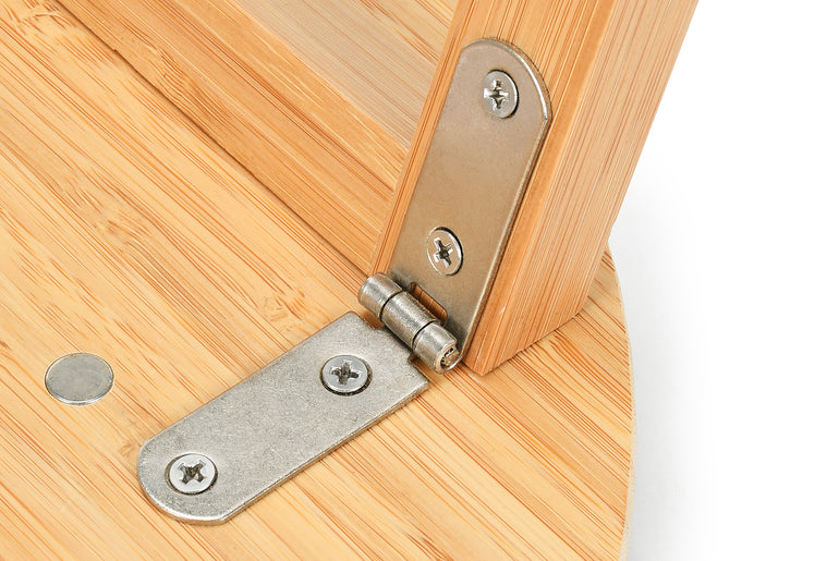 Tirrinia Portable Picnic Table with 4 Wine Glasses Holder close-up detail