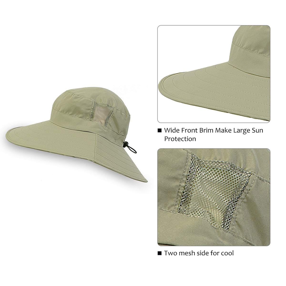 Tirrinia Fishing Safari Hat for Summer