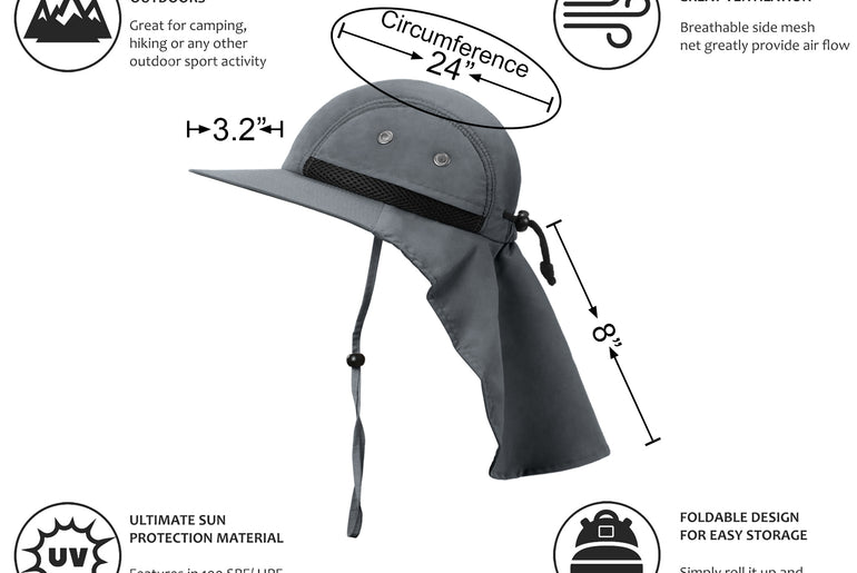 Tirrinia Mens Signature Sun Hat front view