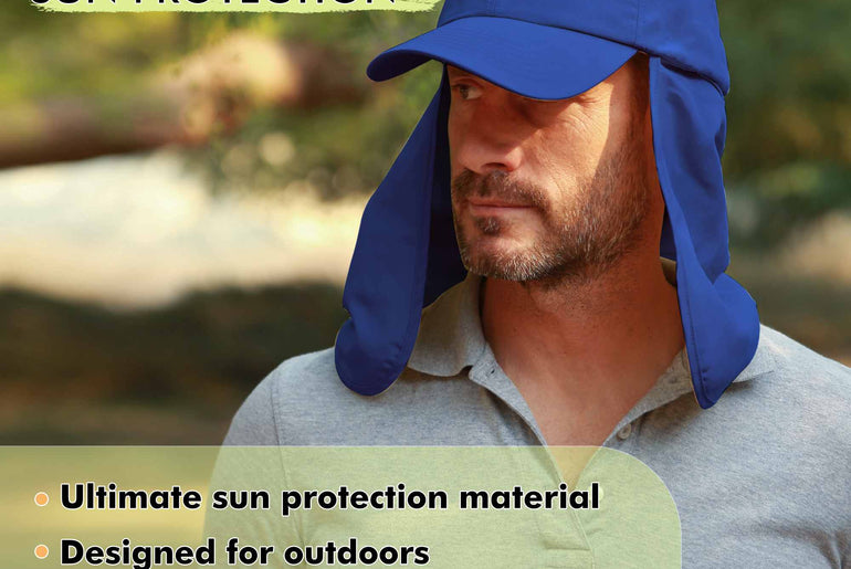 Tirrinia Neck Flap Sun Hat with Wide Brim