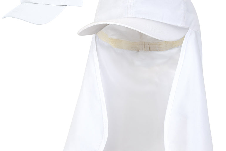 Tirrinia Neck Flap Sun Hat with Wide Brim