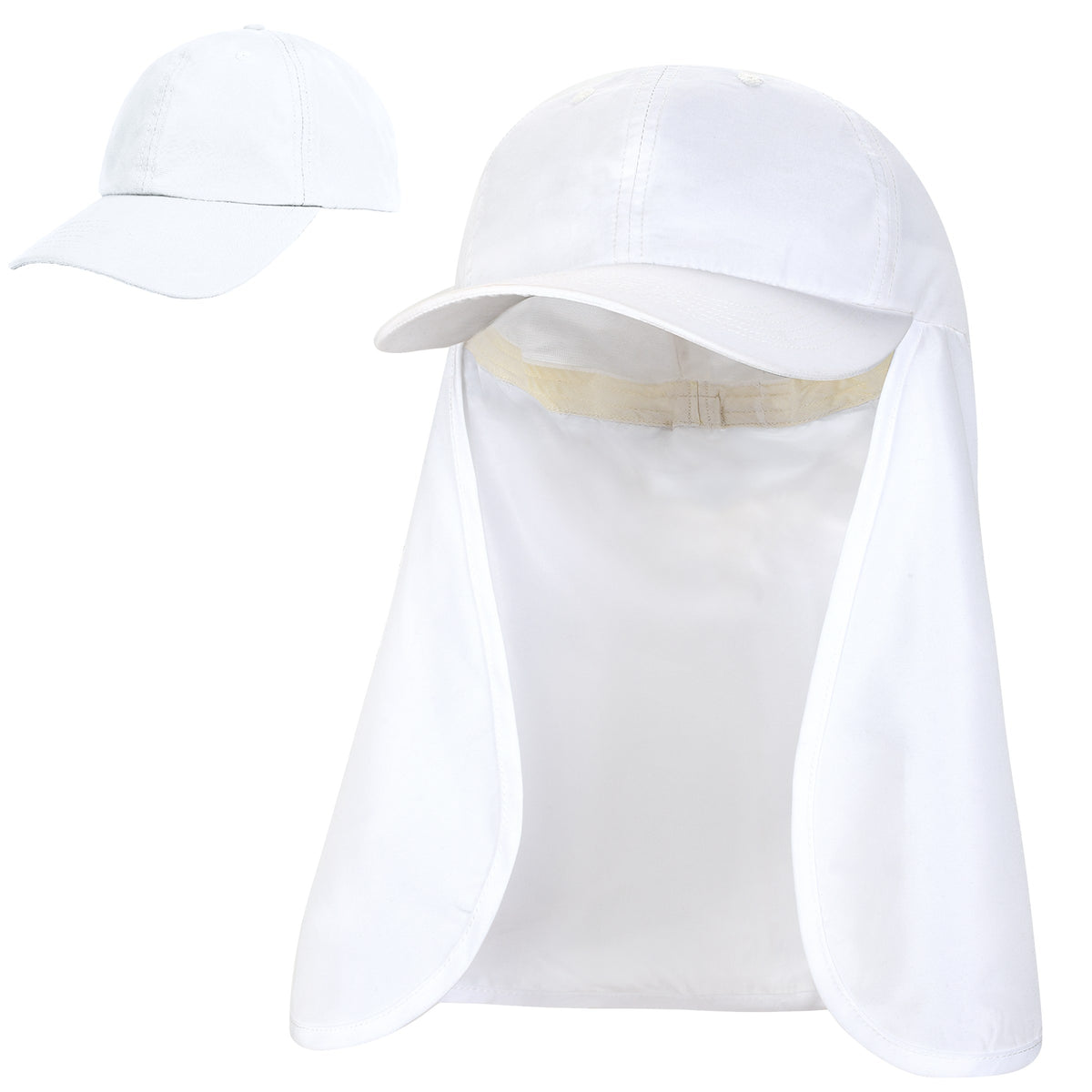 Tirrinia Neck Flap Sun Hat with Wide Brim