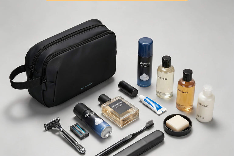Tirrinia Travel Toiletry Bag – Large Capacity Waterproof Makeup & Toiletry Organizer front view