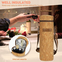 Tirrinia Single Bottle Creative Wine Tote Bag for Gifts back view