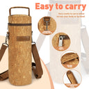 Tirrinia Single Bottle Creative Wine Tote Bag for Gifts front view