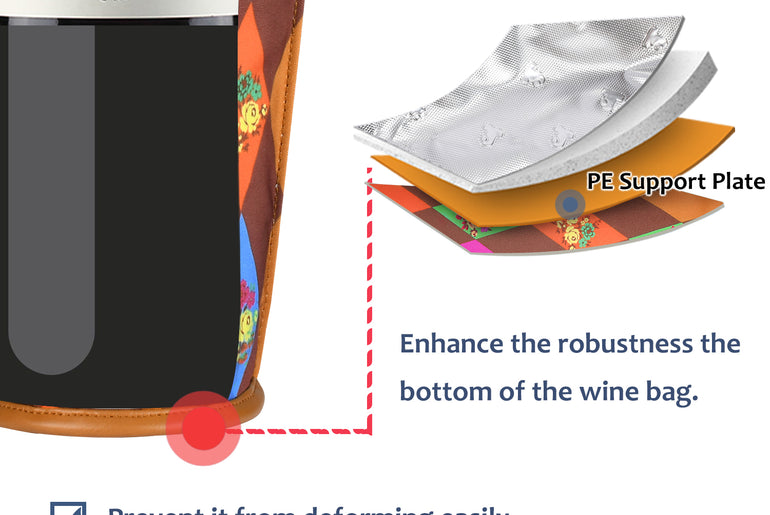 Tirrinia Single Wine Bottle Carrier for Gift