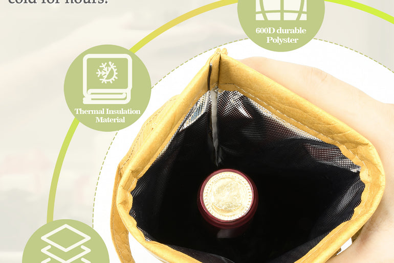 Tirrinia Single Wine Bottle Carrier for Gift