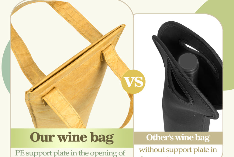 Tirrinia Single Wine Bottle Carrier for Gift