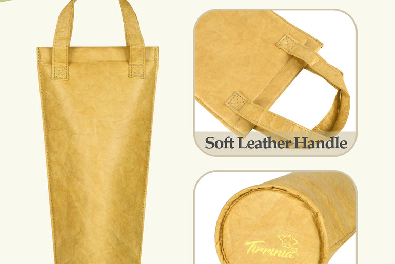 Tirrinia single layer waterproof dupont paper wine bag for gift detail view