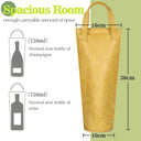 Tirrinia single layer waterproof dupont paper wine bag for gift side view