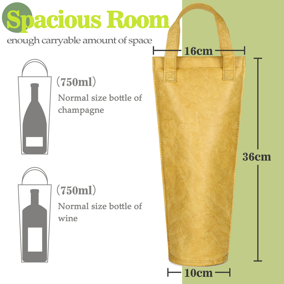 Tirrinia Single Wine Bottle Carrier for Gift