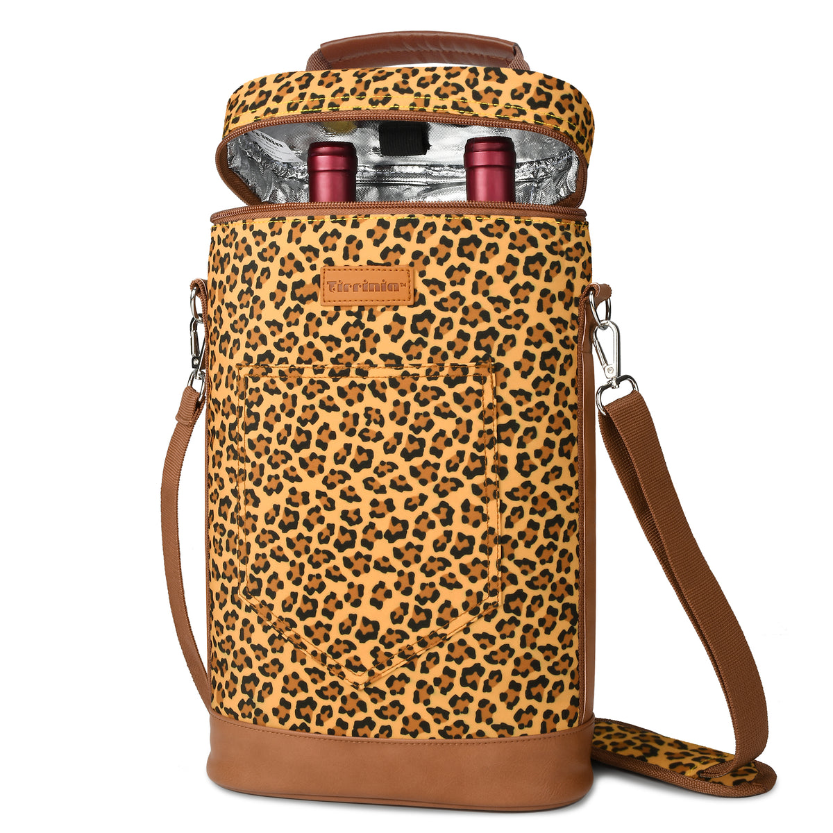 Tirrinia 2 Bottle Insulated Wine Glass Gift Bag