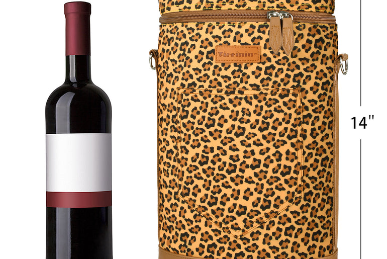 Tirrinia 2 Bottle Insulated Wine Glass Gift Bag