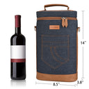 Tirrinia 2 Bottle Insulated Wine Glass Gift Bag
