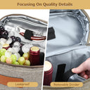 Tirrinia 2 Bottle Wine Gift Tote Carrier with Pocket product image 11