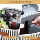 Tirrinia 2 Bottle Wine Gift Tote Carrier with Pocket product image 12