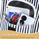 Tirrinia 2 Bottle Wine Gift Tote Carrier with Pocket product image 7