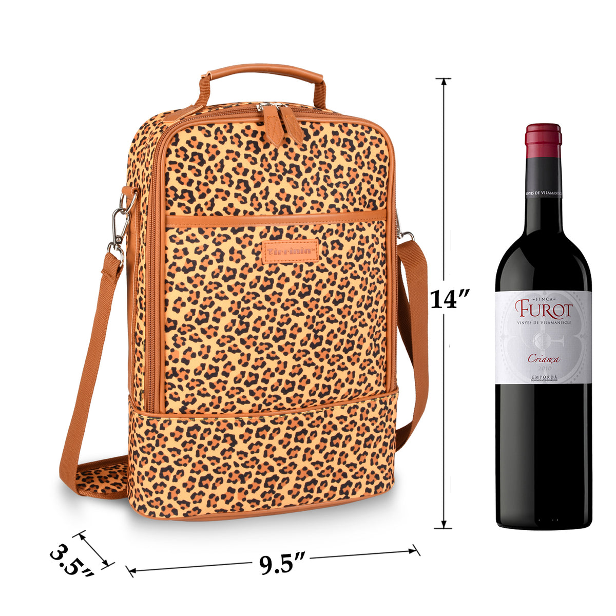 Tirrinia 2 Bottle Wine Carrier Bag for Picnic product image 14