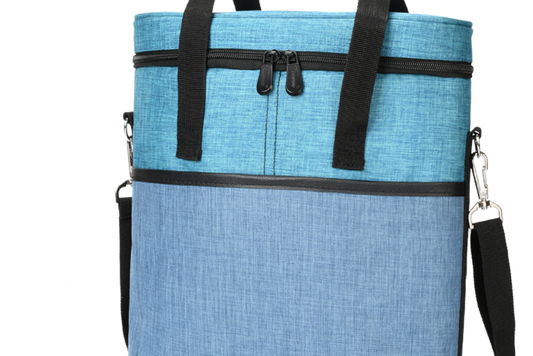 Tirrinia 3 Bottle Insulated Wine Tote Bag with Corkscrew