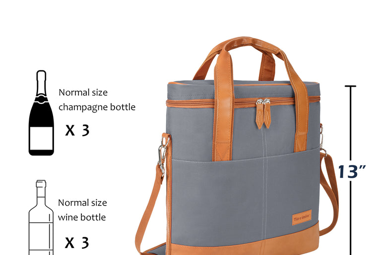 Tirrinia 3 Bottle Wine Carrier for Air Travel product image 17