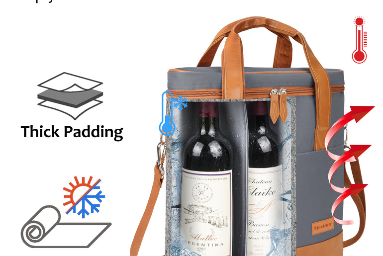 Tirrinia 3 Bottle Wine Carrier for Air Travel product image 5