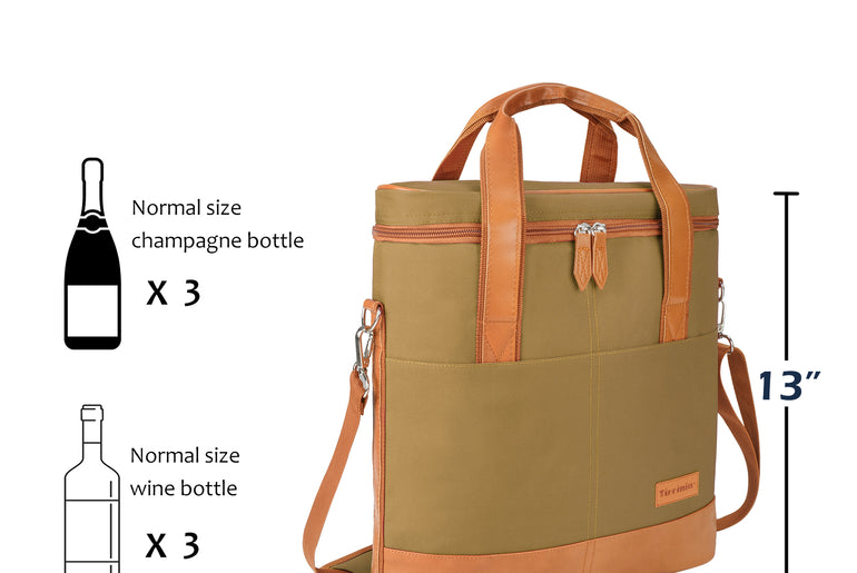 Tirrinia 3 Bottle Wine Carrier for Air Travel product image 18