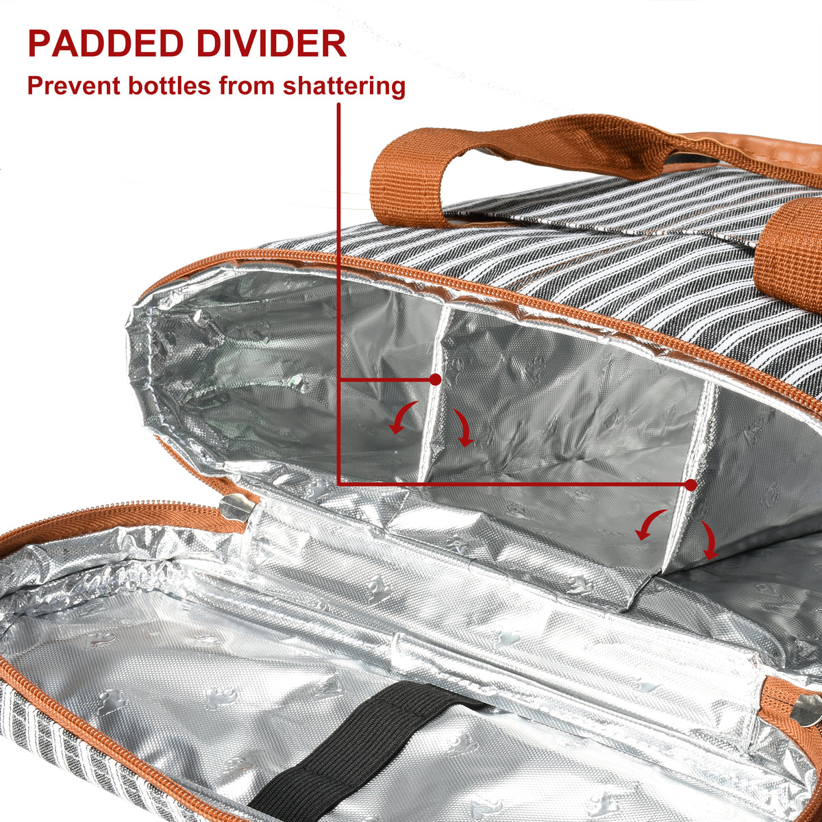 Tirrinia 3 Bottle Wine Carrier for Air Travel product image 8