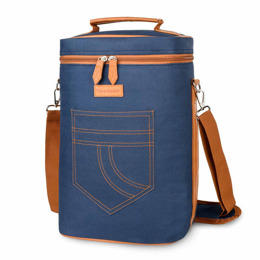 Tirrinia 4 Bottle Wine Cooler Bag for Dinner Party