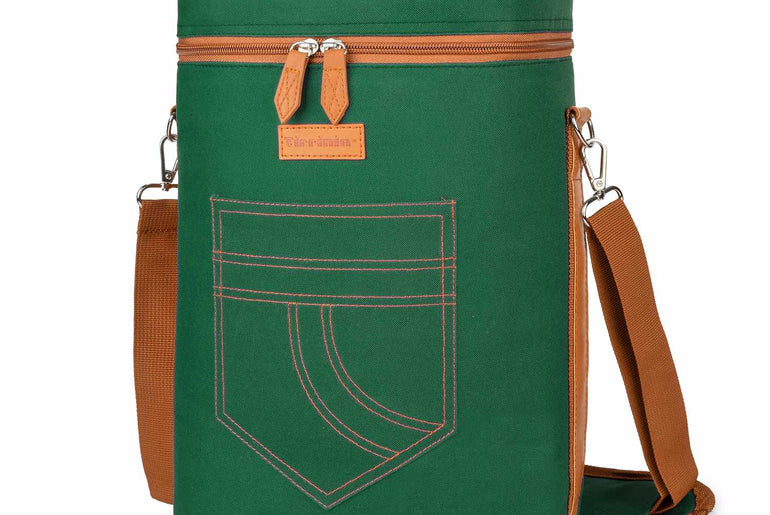 Tirrinia 4 Bottle Wine Cooler Bag for Dinner Party
