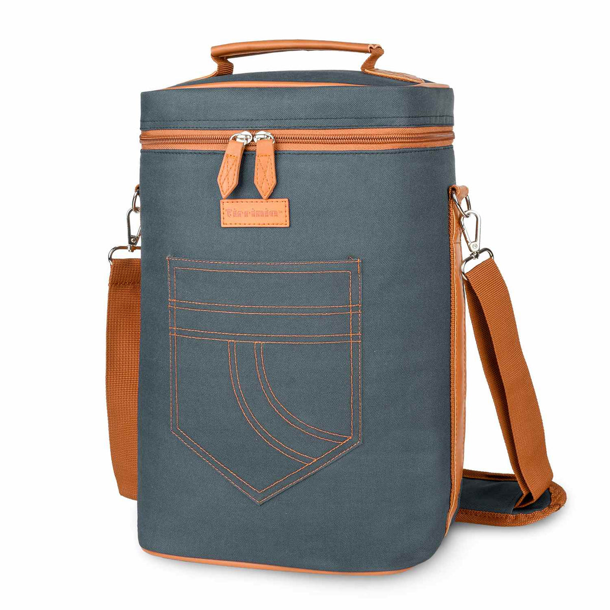 Tirrinia 4 Bottle Wine Cooler Bag for Dinner Party