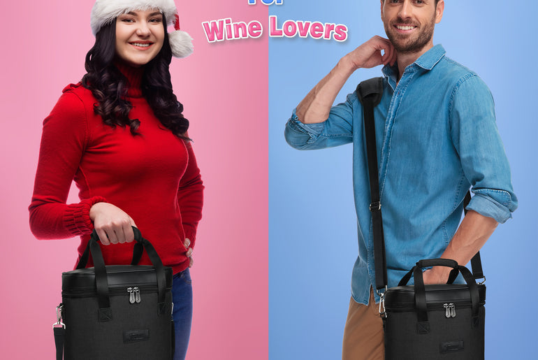 Tirrinia 6 Bottle Wine Cooler Carrier for Winery