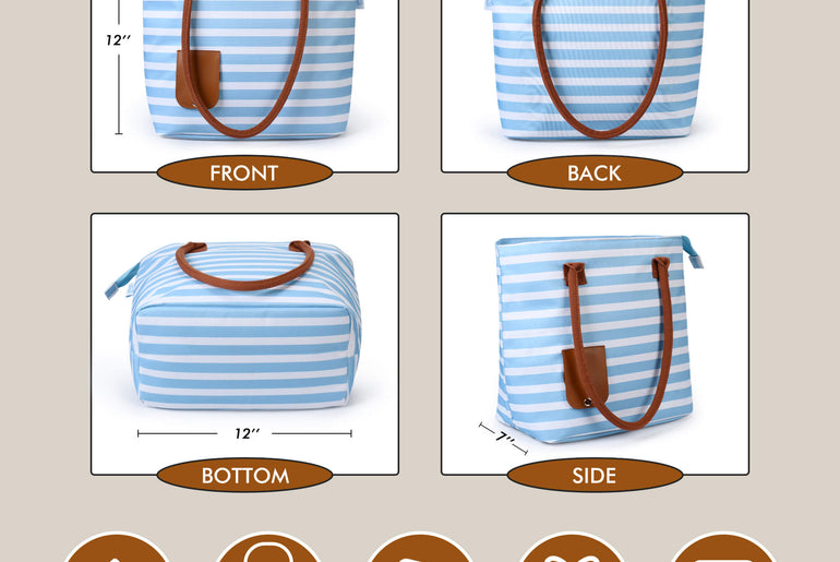 1.5L Wine Purse with Hidden Spout & Wine Bladder – Insulated Wine Tote Bag, Reusable Wine Travel Bag for Picnics, Beach & Parties