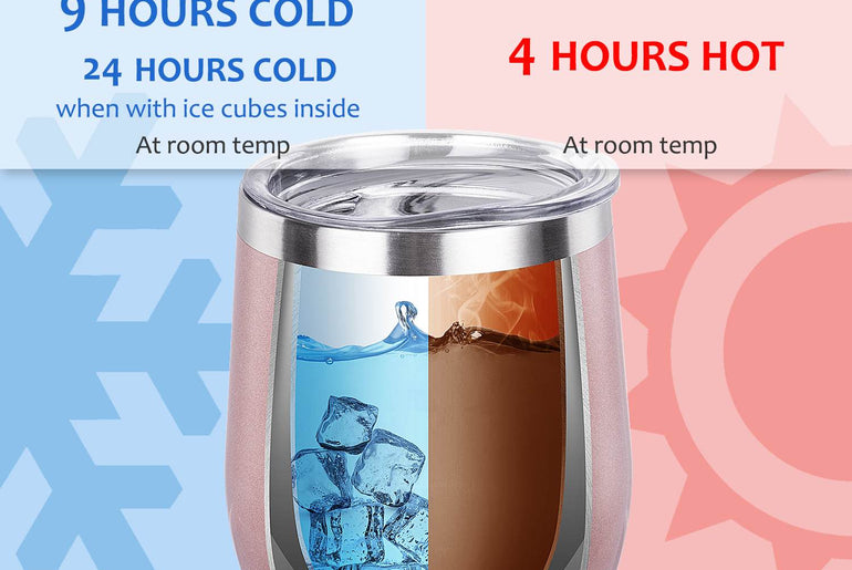 Tirrinia Insulated Wine Tumbler back view
