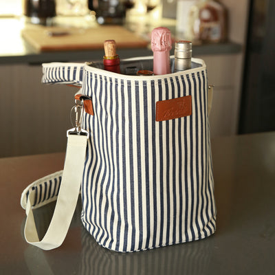 Tirrinia 4 Bottle Wine Cooler Tote Bag for Wine Travel