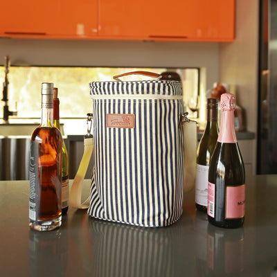 Tirrinia 4 Bottle Wine Cooler Tote Bag for Wine Travel