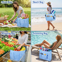 Tirrinia Extra Large Beach Tote Bag – Waterproof Travel Tote with Wet & Dry Separation newarrivals style