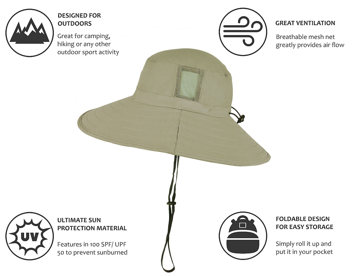 Tirrinia Fishing Safari Hat for Summer