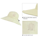Solaris Outdoor Wide Brim Sun Hats Blocking UV Protection Cap UPF 50+ Foldable Mesh Net for Finishing, Hiking, Camping newarr