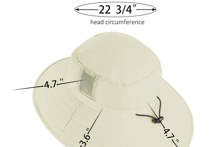 Solaris Outdoor Wide Brim Sun Hats Blocking UV Protection Cap UPF 50+ Foldable Mesh Net for Finishing, Hiking, Camping newarr
