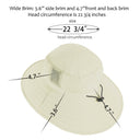 Solaris Outdoor Wide Brim Sun Hats Blocking UV Protection Cap UPF 50+ Foldable Mesh Net for Finishing, Hiking, Camping newarr