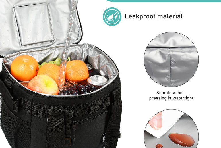 Tirrinia Quick-Access Cooler Bag with Velcro Top front view