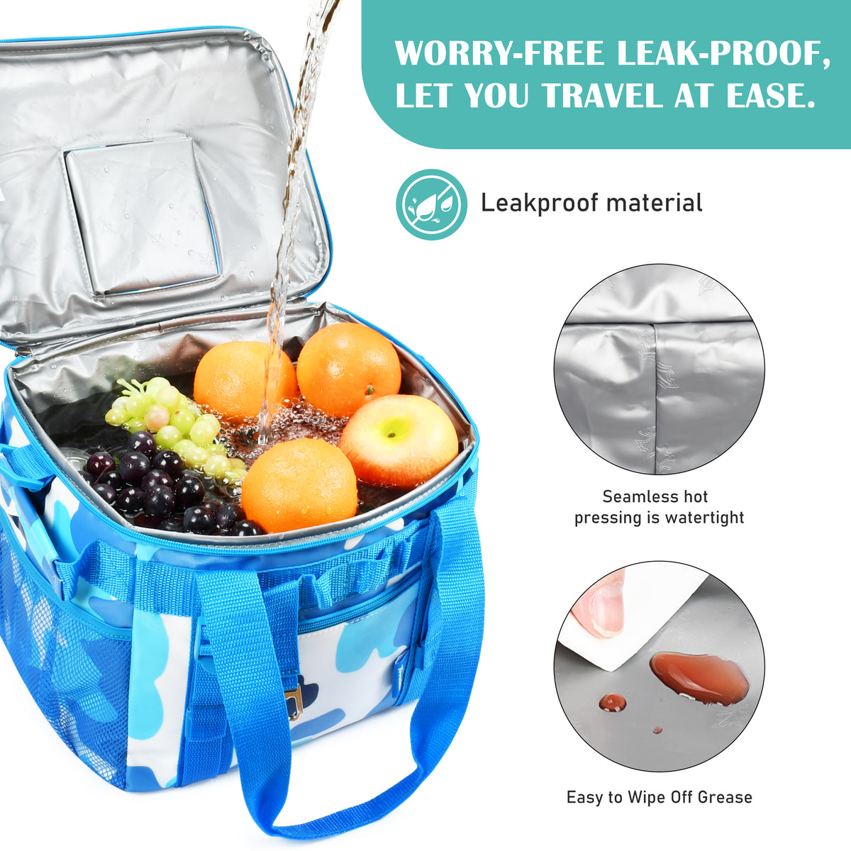 Tirrinia Quick-Access Cooler Bag with Velcro Top product image 9