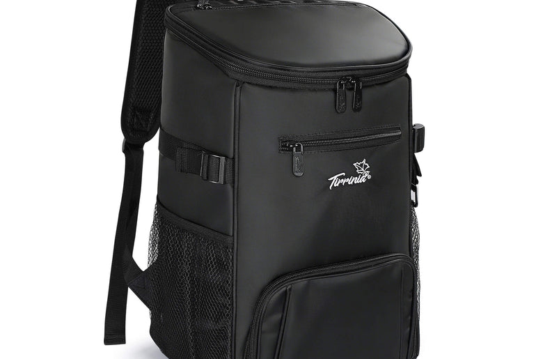 Tirrinia Cooler Backpack Insulated Leakproof, 20L Backpack Cooler Holds 33 Cans, Lightweight Soft Cooler Bag with Bottle Opener for Beach, Picnic, Camping, Hiking, Travel
