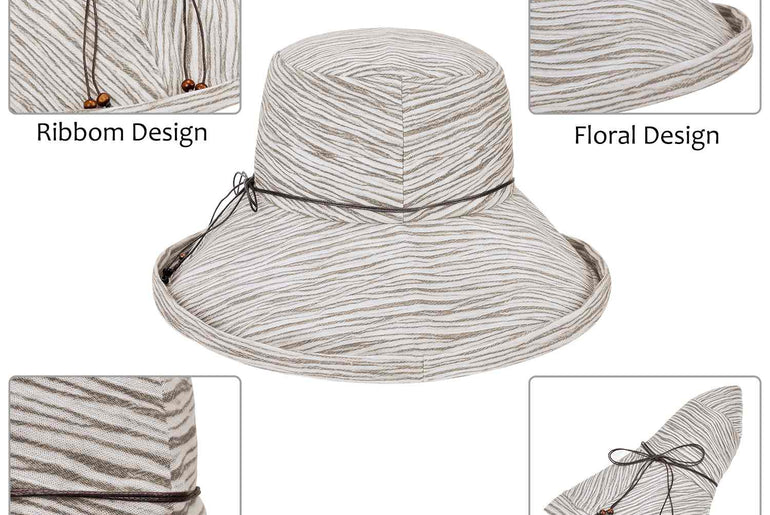 Tirrinia UPF 50 Foldable Bucket Hats side view