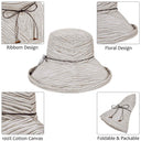 Tirrinia UPF 50 Foldable Bucket Hats side view
