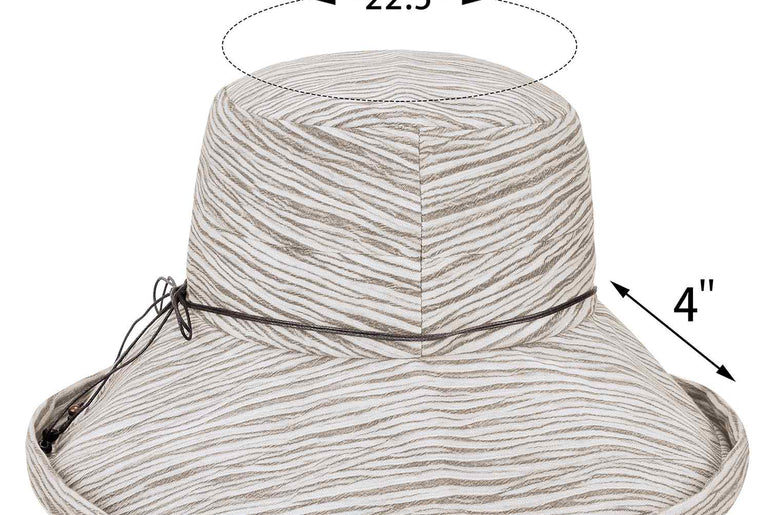 Tirrinia UPF 50 Foldable Bucket Hats back view
