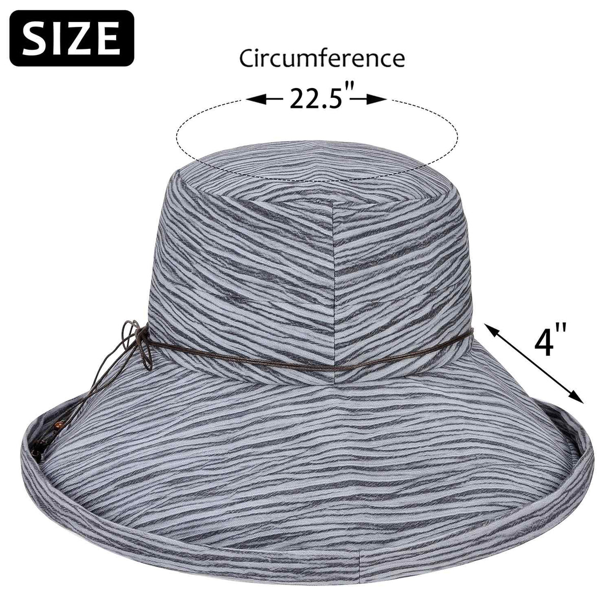 Tirrinia UPF 50 Foldable Bucket Hats product image 13