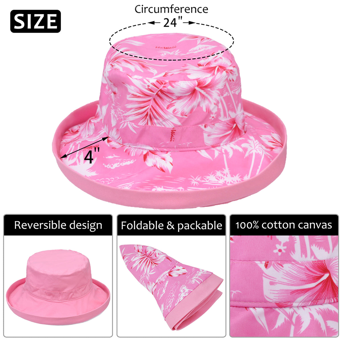 Tirrinia Bucket Hats for Women 12 Pack product image 32